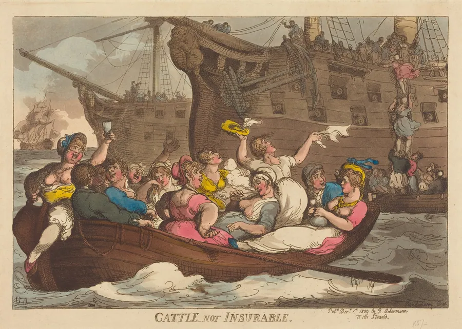 Cattle Not Insurable by Thomas Rowlandson