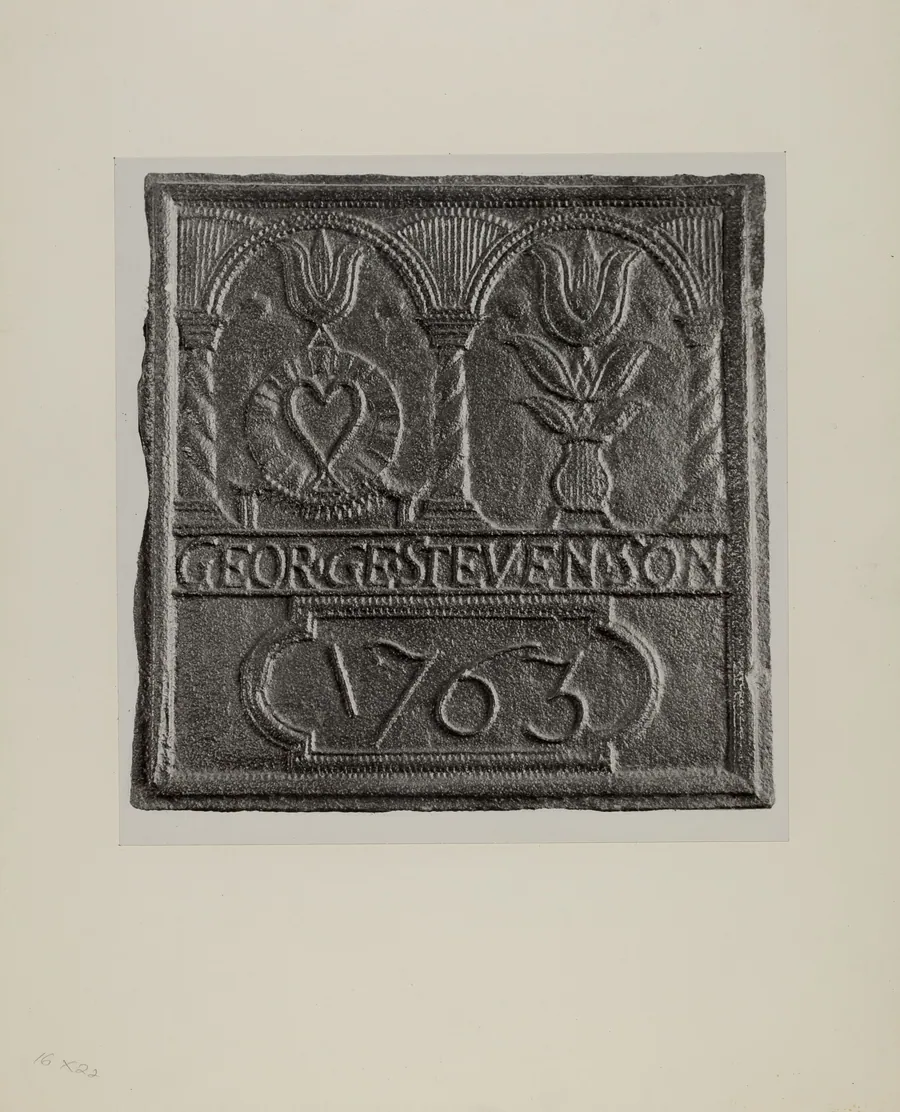 Stove Plate by American 20th Century