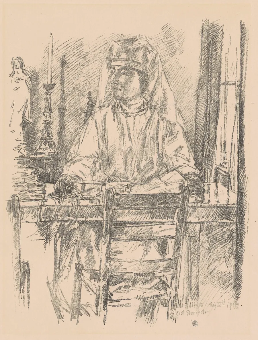 Red Cross Nurse by Childe Hassam