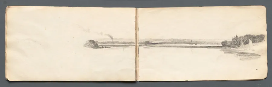 Sketchbook: "Landscape with Sailboats" by Samuel Prout