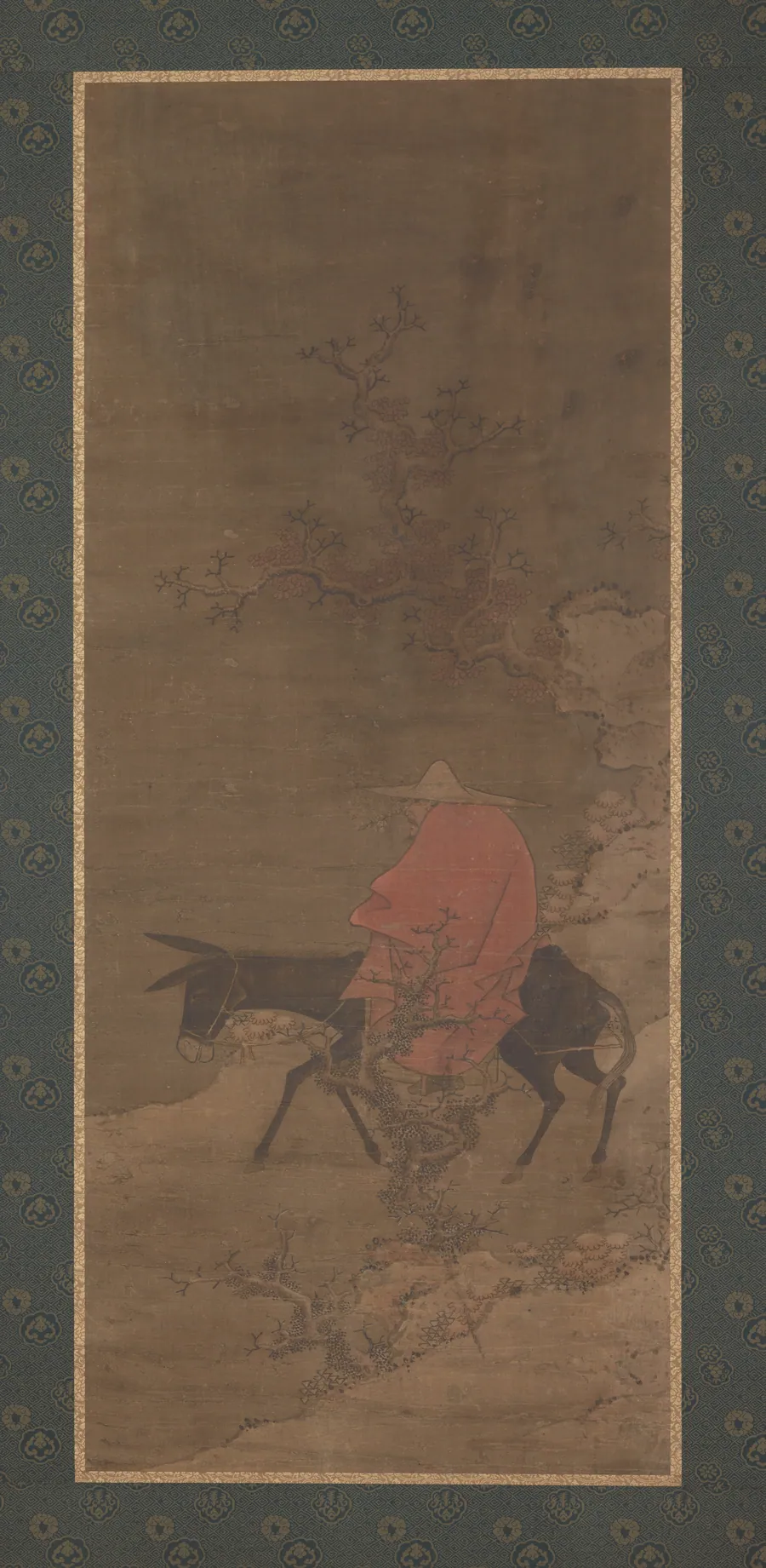 Riding through snow in search of plum blossoms by Formerly attributed to Han Huang (723-787)