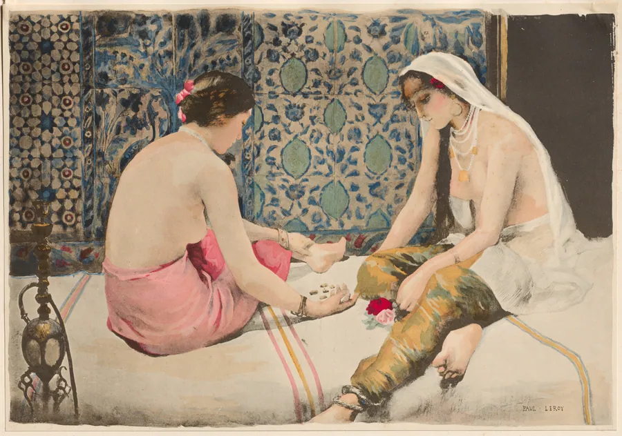 Joueuses d'Osselets by Paul Alexandre Alfred Leroy