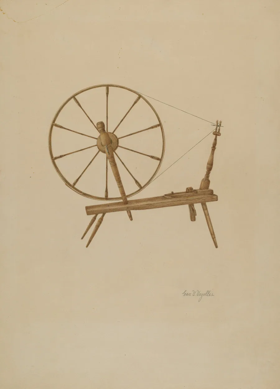 Spinning Wheel by George V. Vezolles