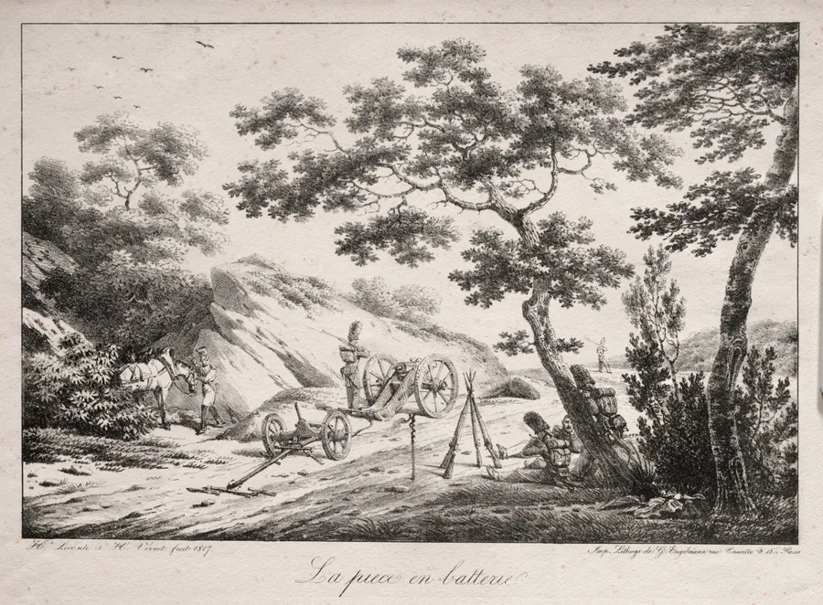 The Canon Ready to Fire by Hippolyte Lecomte