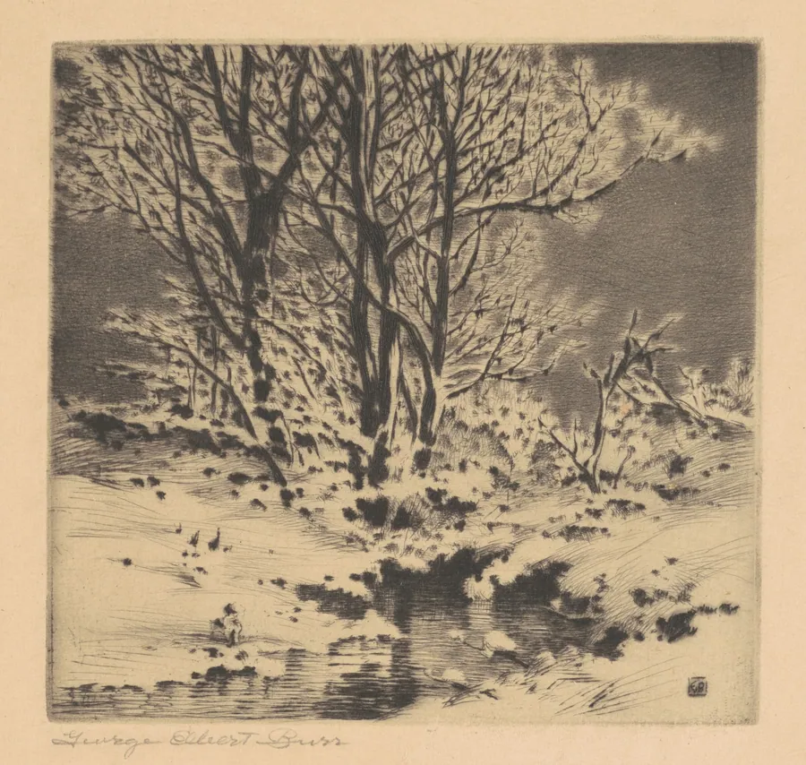 First Snow (No. 1) by George Elbert Burr