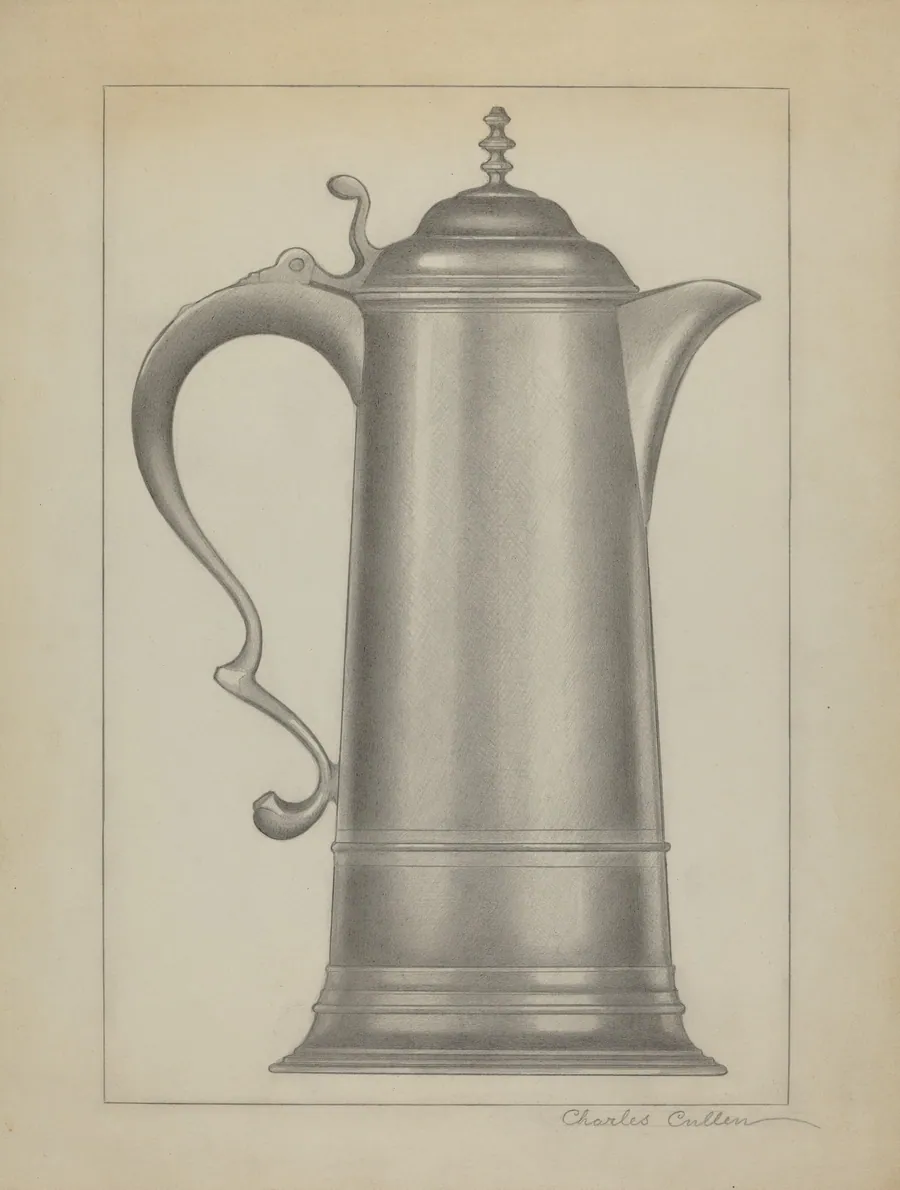 Pewter Flagon by Charles Cullen