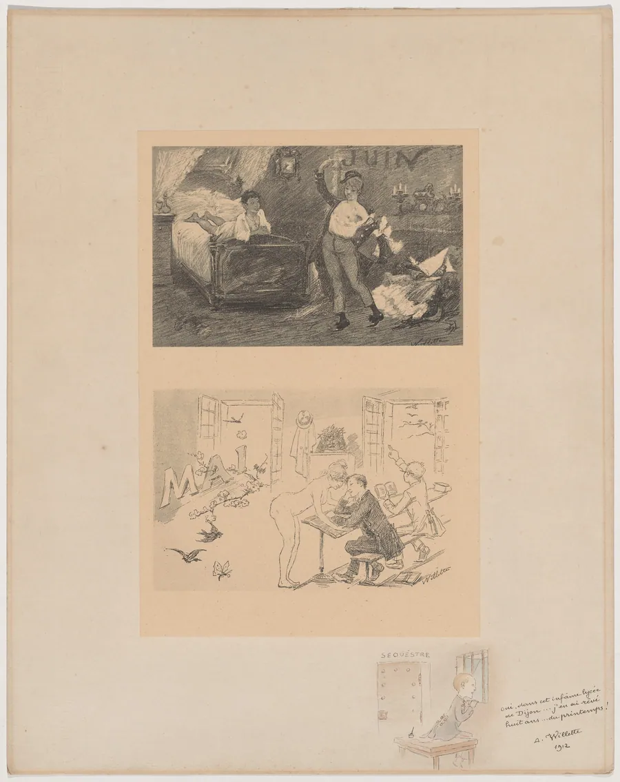 Séquestré by Adolphe Léon Willette
