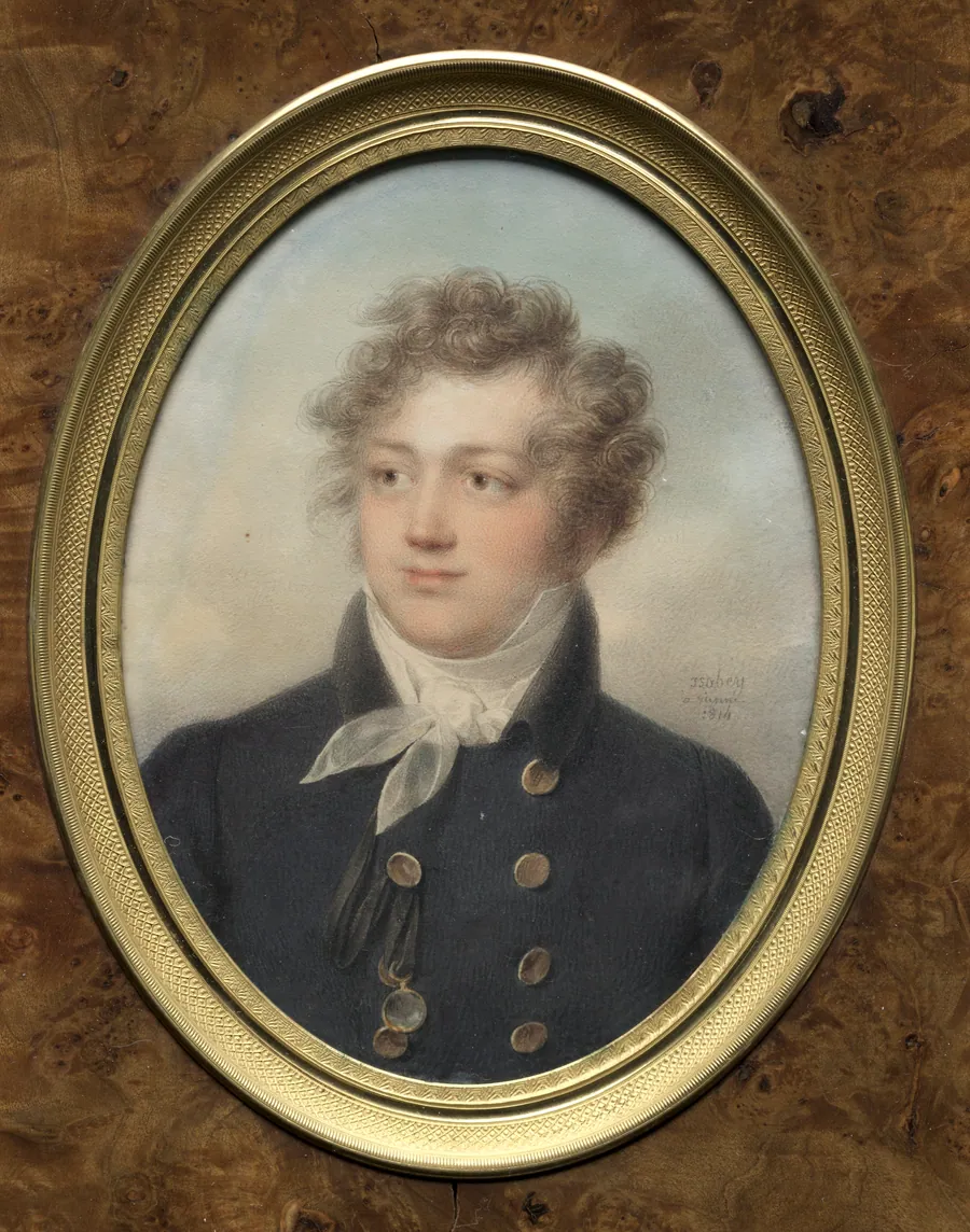 Portrait of a Man, possibly Alexander I, Emperor of Russia by Jean-Baptiste Isabey