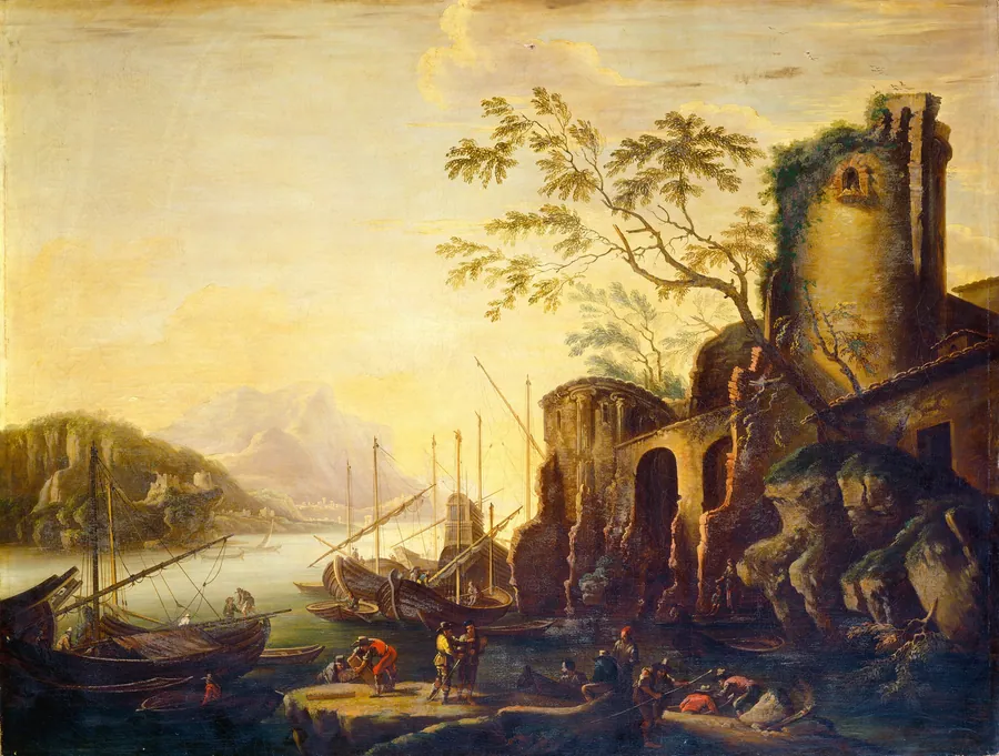 Marina delle Torri by Italian 17th Century