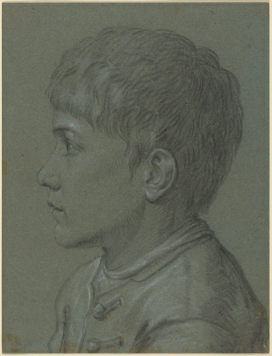 Head of a Boy by Paolo Farinati