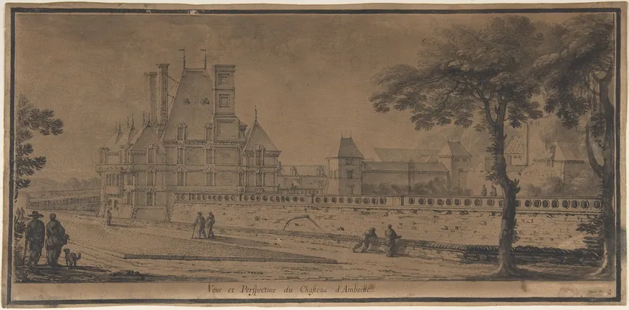 Veue et Perspective du Chasteau d'Amboille by Nicolas Perelle