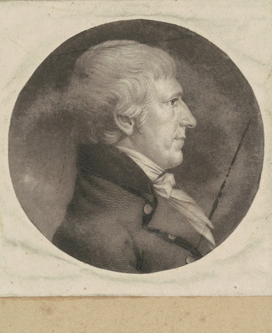 Joseph Barker by Charles B. J. Févret de Saint-Mémin