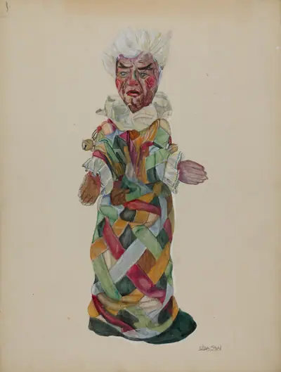 Clown Hand Puppet