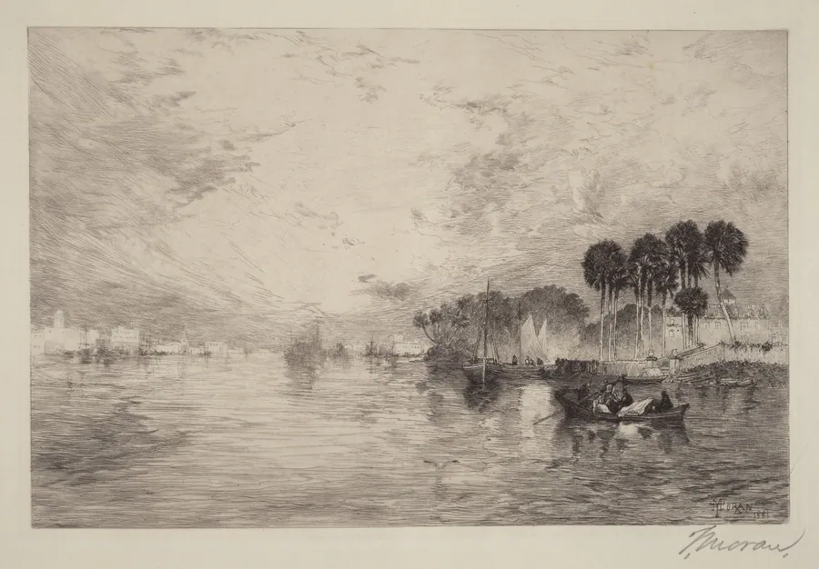 St. John's River, Florida by Thomas Moran