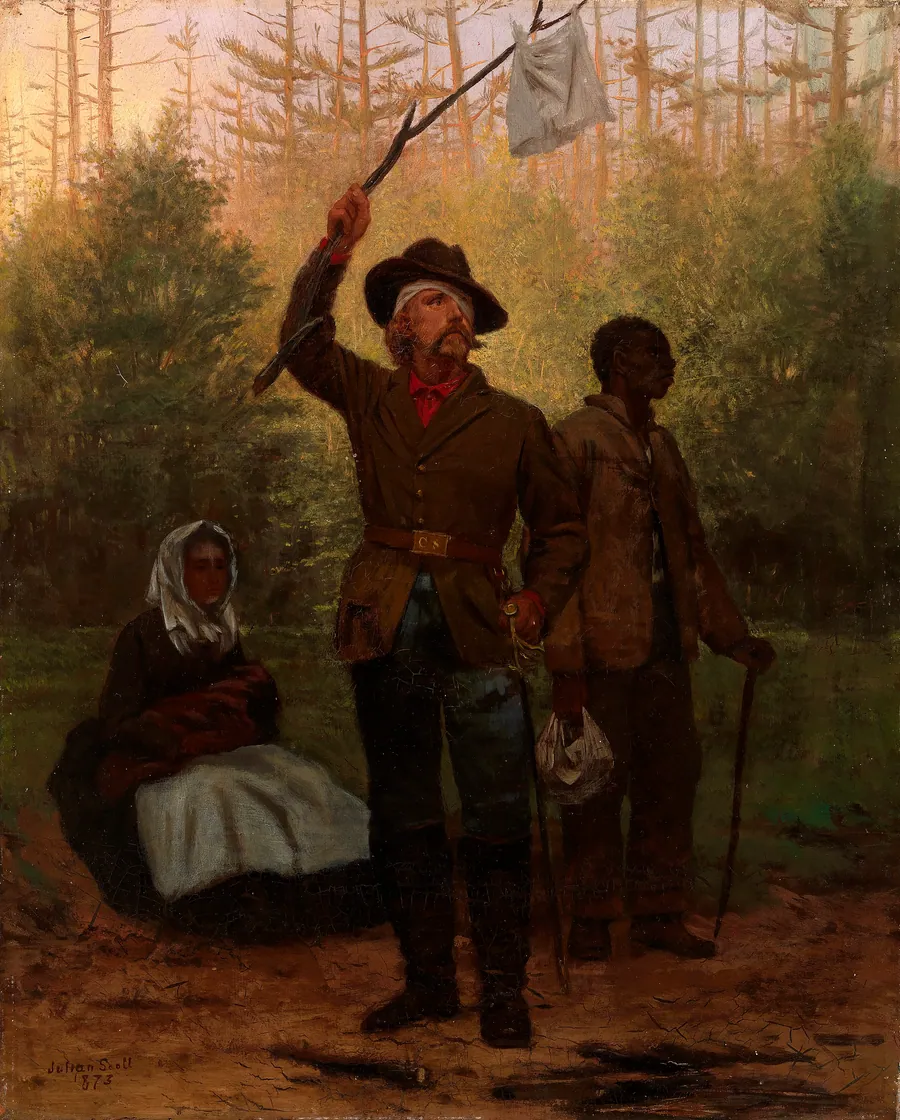 Surrender of a Confederate Soldier by Julian Scott, born Johnson, VT 1846-died Plainfield, NJ 1901