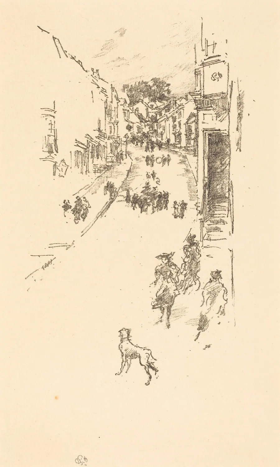 Sunday, Lyme Regis by James McNeill Whistler