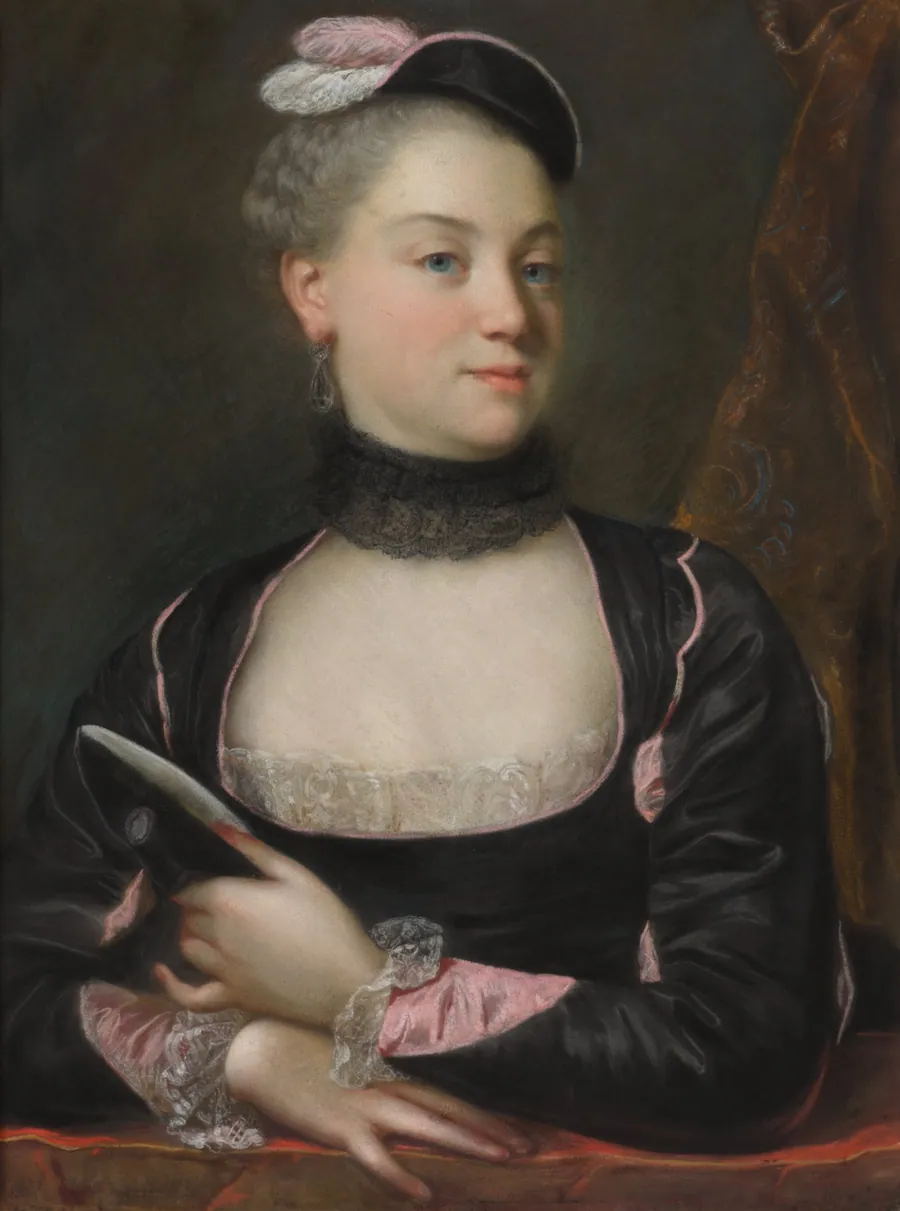 Portrait of a French Actress by Jacques-Charles Allais