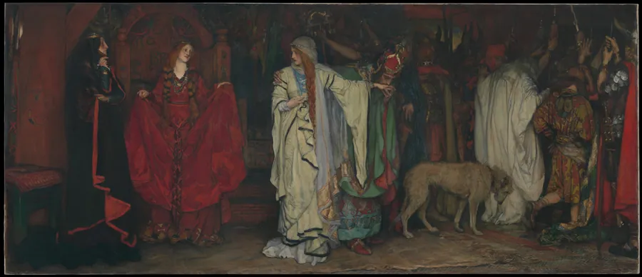 "King Lear," Act I, Scene I by Edwin Austin Abbey