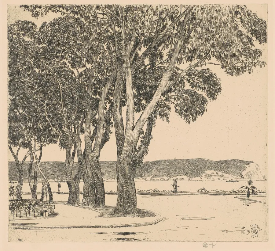 Eucalyptus Trees by Childe Hassam