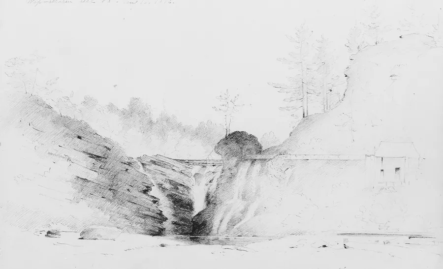 Wapwallopen Creek, Pennsylvania by Thomas Addison Richards