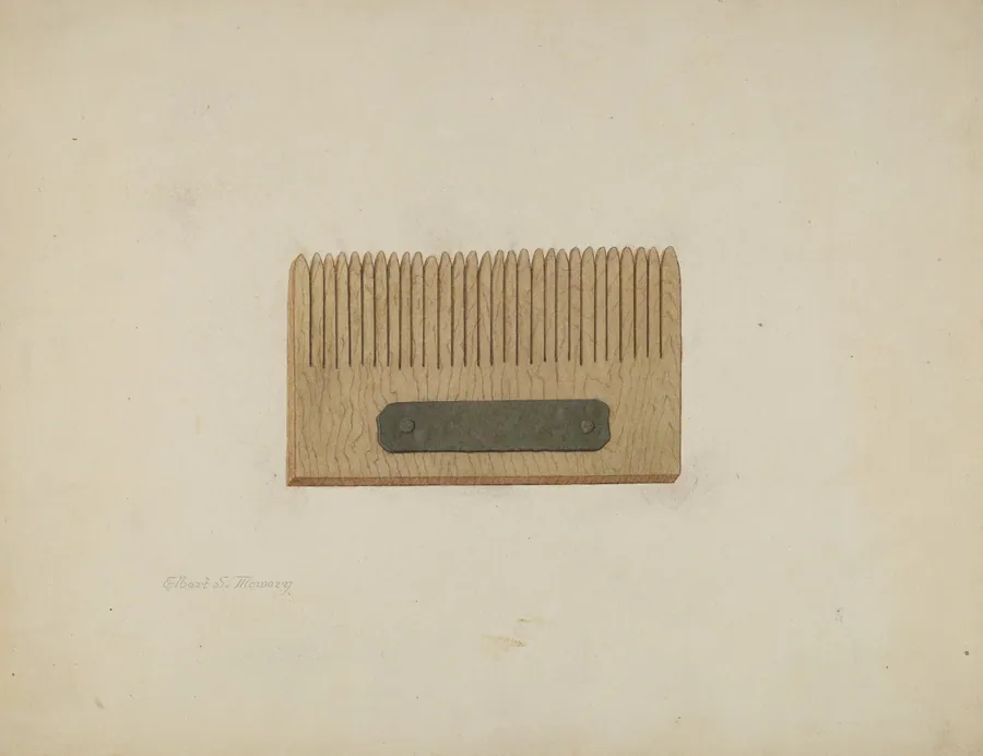 Shaker Comb for Grass Seed by Elbert S. Mowery