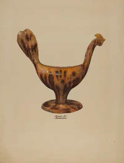 Pa. German Gravy Boat