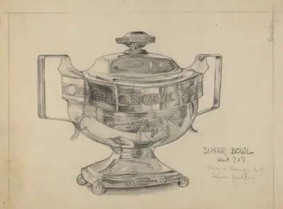 Silver Sugar Bowl