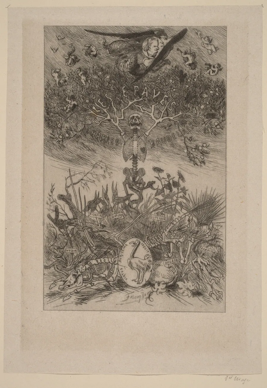 Frontispiece: The Waifs (Les Epaves) by Félicien Rops