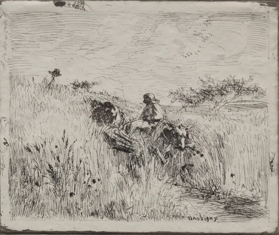 Path Through the Grain Field by Charles François Daubigny