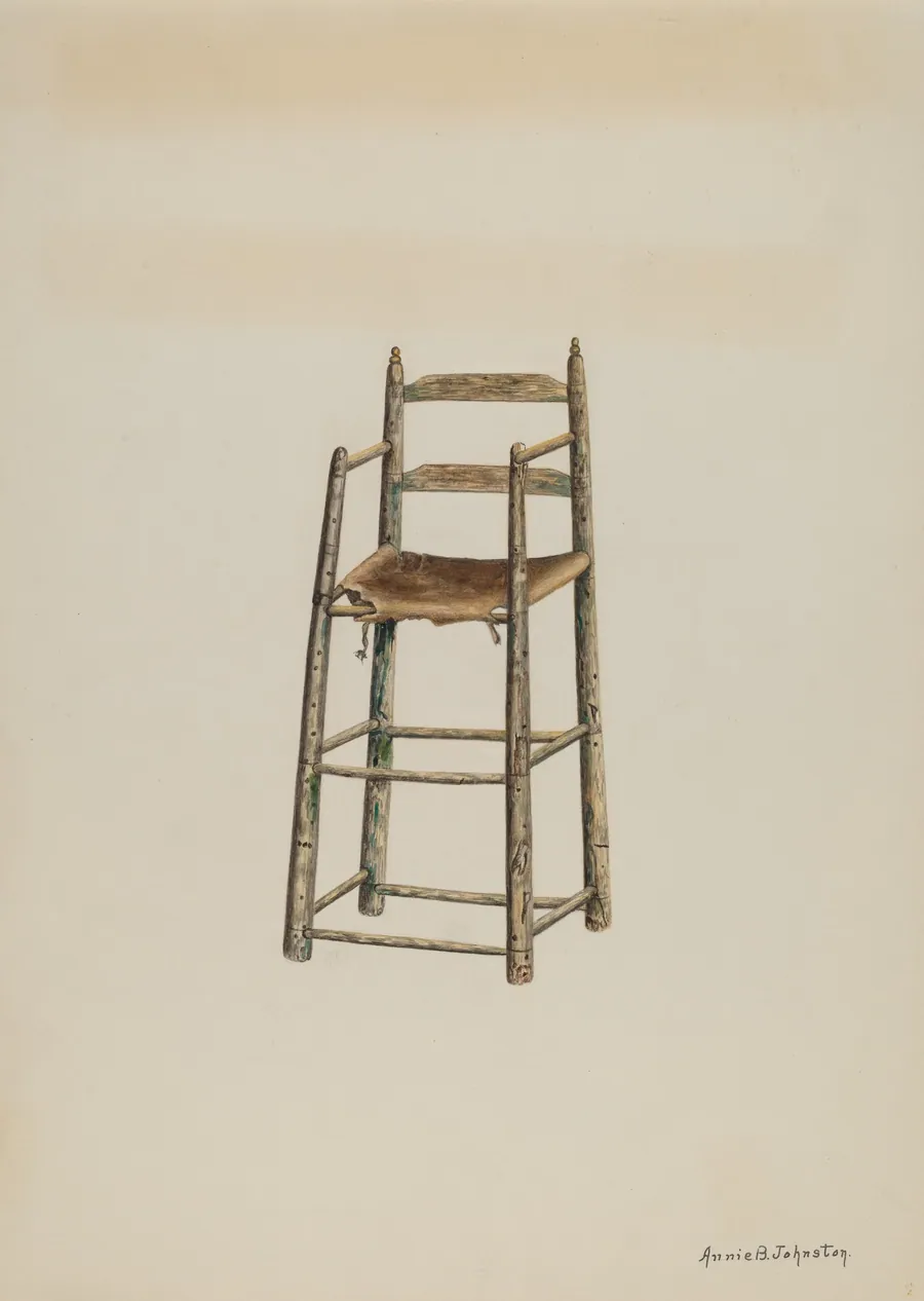 Child's High Chair by Annie B. Johnston
