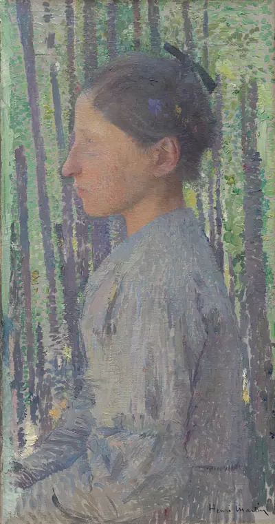 Woman in Profile