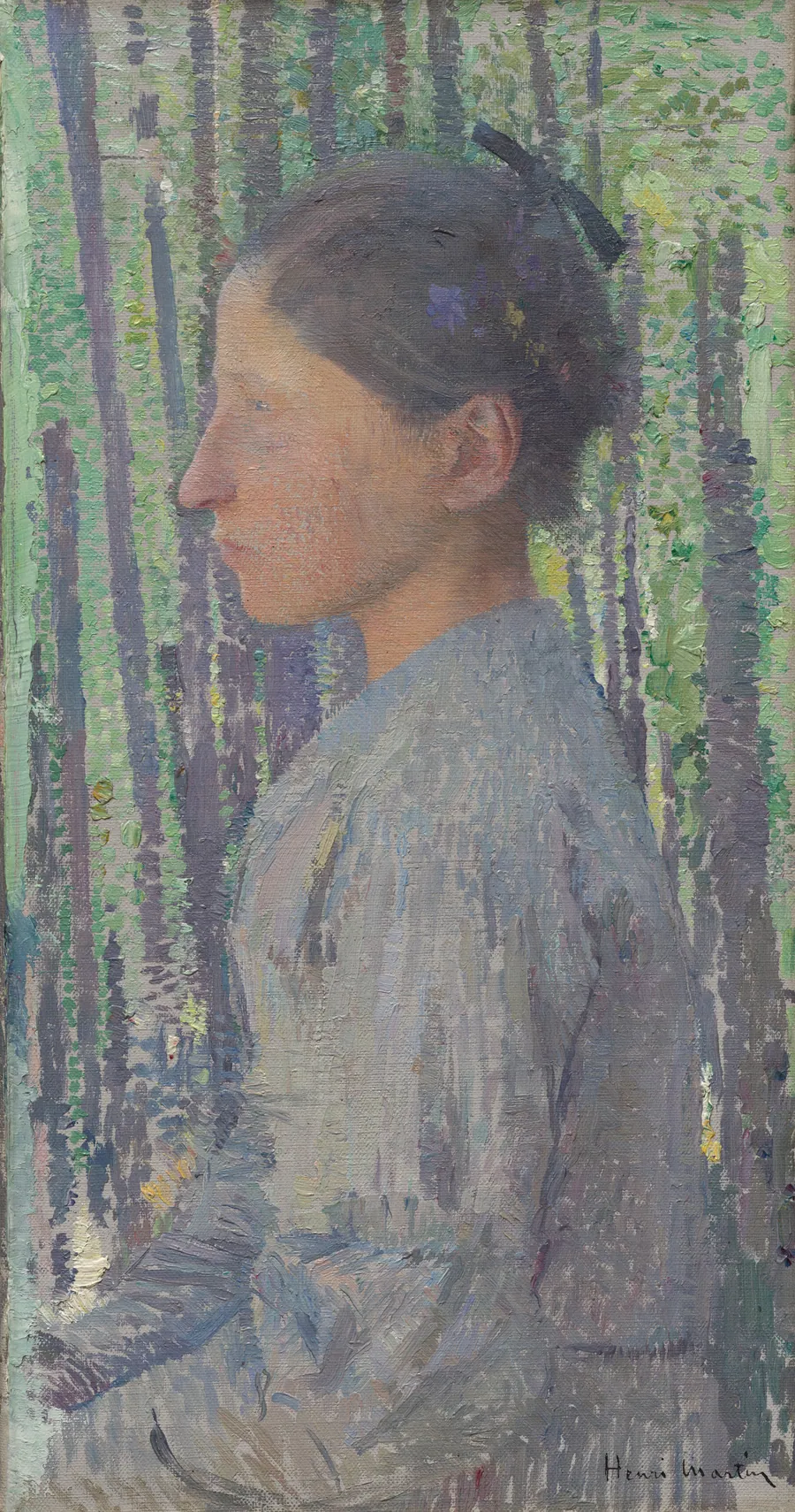 Woman in Profile by Henri Jean Guillaume Martin