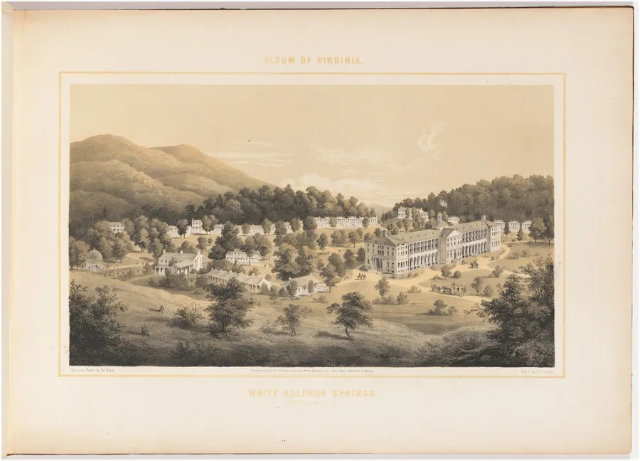 White Sulphur Springs by Edward Beyer