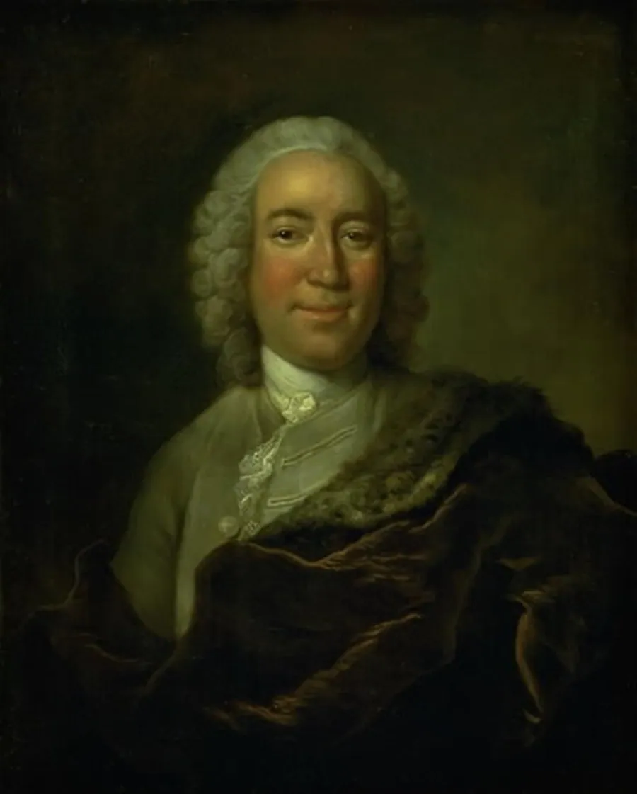 Kunstkammerforvalter Gerhard Morell (ca. 1710-1771) by Johann Salomon Wahl