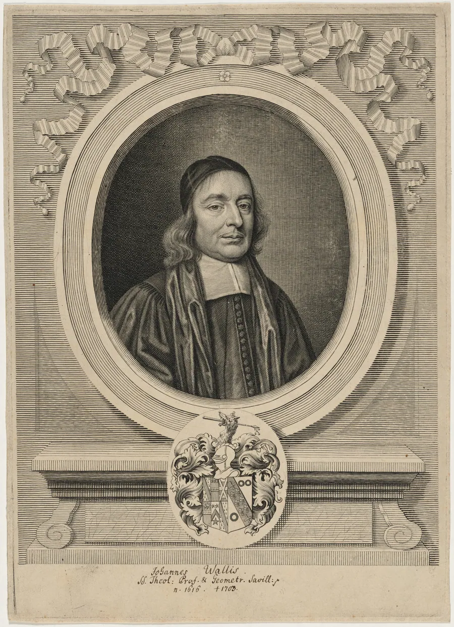 John Wallis, Mathematician by David Loggan