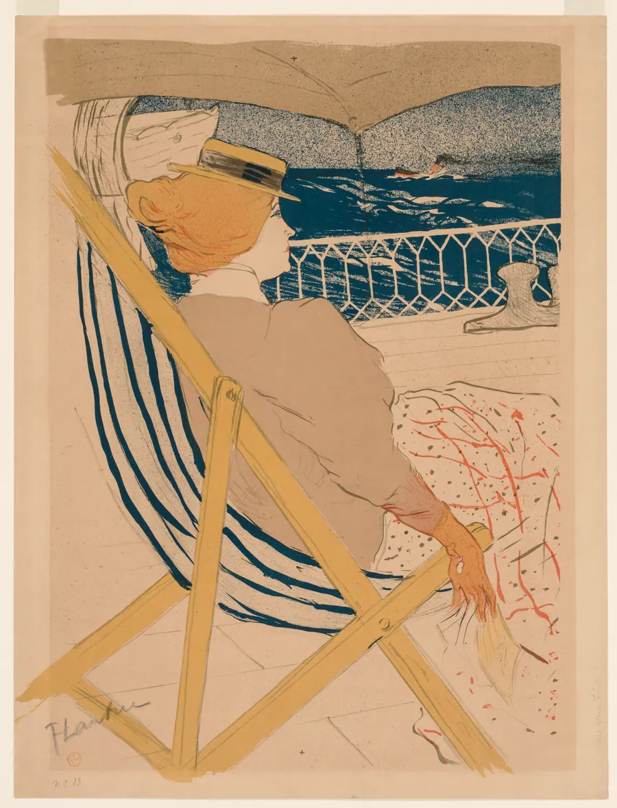La Passagère du 54 by Henri de Toulouse-Lautrec