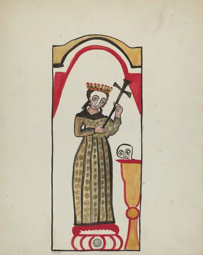 Retablo-Santa Rita