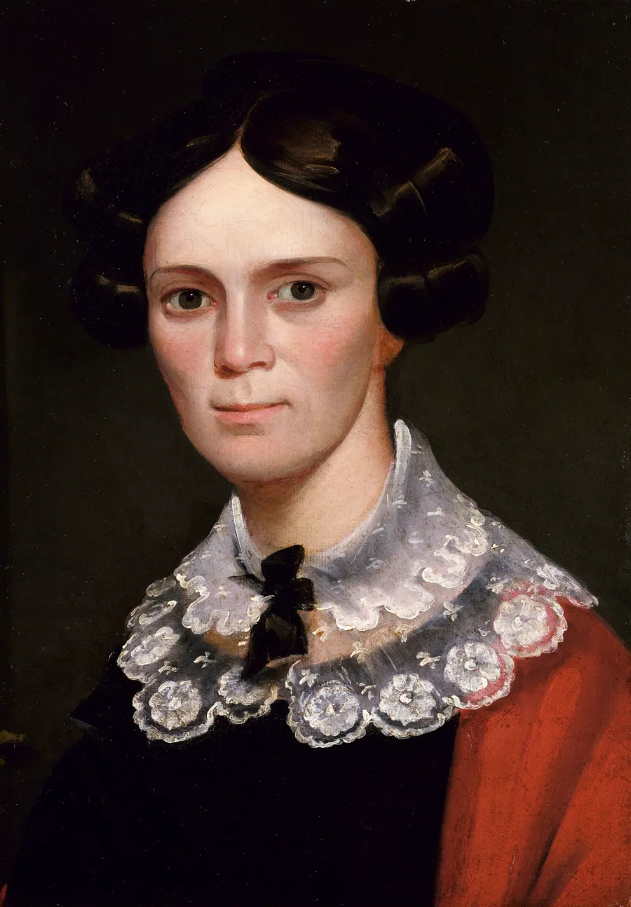 Portrait of a Woman by George Catlin, born Wilkes-Barre, PA 1796-died Jersey City, NJ 1872
