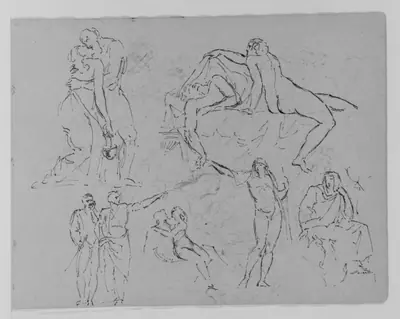 Six Figure Studies (from Sketchbook)
