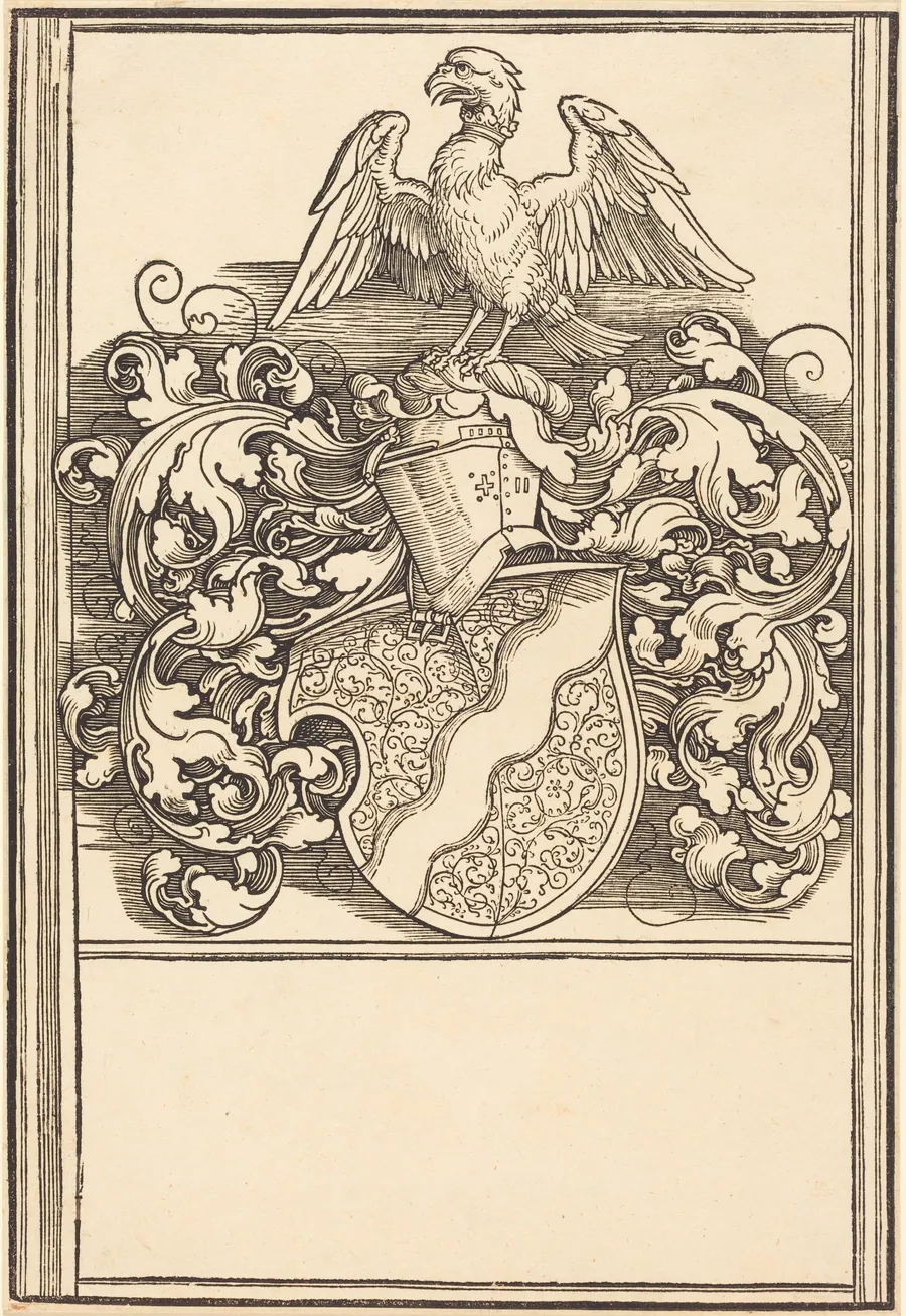 Coat of Arms of Michael Behaim by Albrecht Dürer