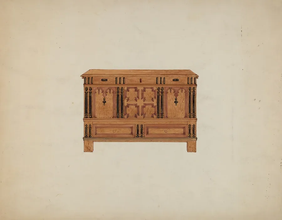 Chest with Two Drawers by Isabella Ruth Doerfler