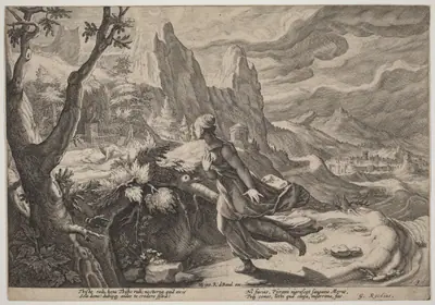 Thisbe Frightened by the Lion