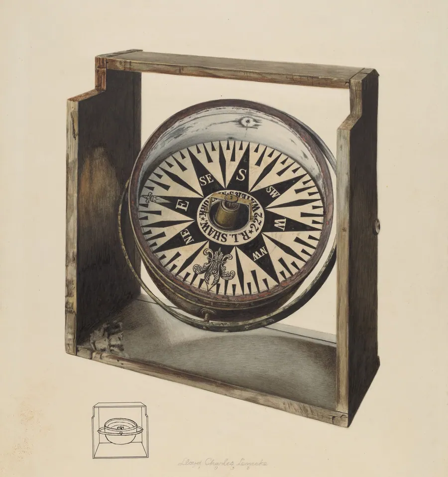 Compass by Lloyd Charles Lemcke