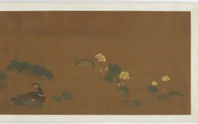 Flowers, ducks, and quail