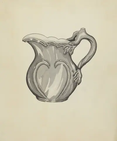 Silver Plated Water Pitcher