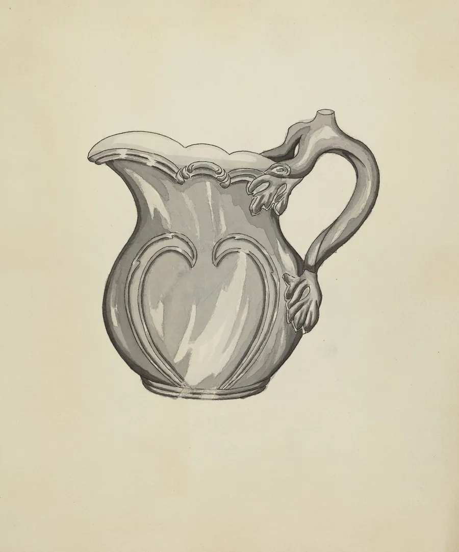 Silver Plated Water Pitcher by Ellen Duncan