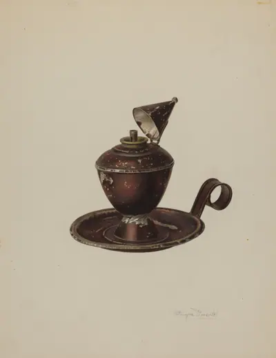 Sperm Oil Lamp