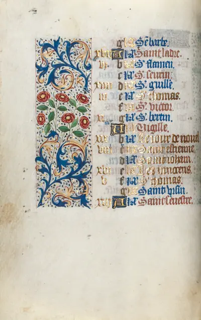 Book of Hours (Use of Rouen): fol. 12v