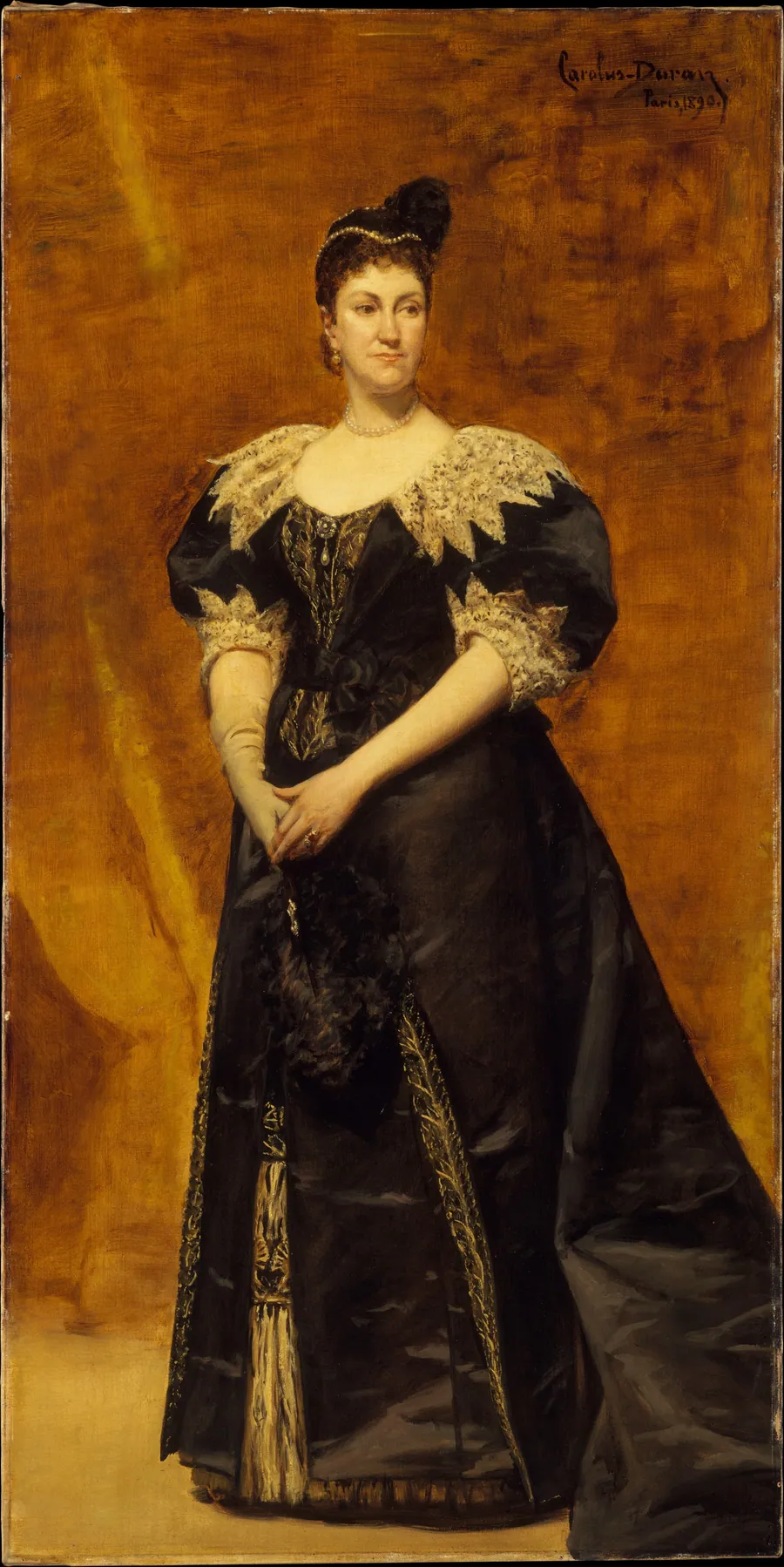 Mrs. William Astor (Caroline Webster Schermerhorn, 1831–1908) by Carolus-Duran (Charles-Auguste-Emile Durant)