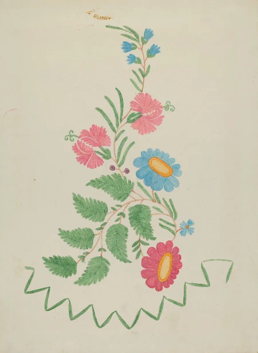 Floral Motifs by American 20th Century